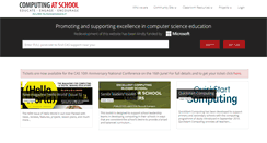 Desktop Screenshot of computingatschool.org.uk